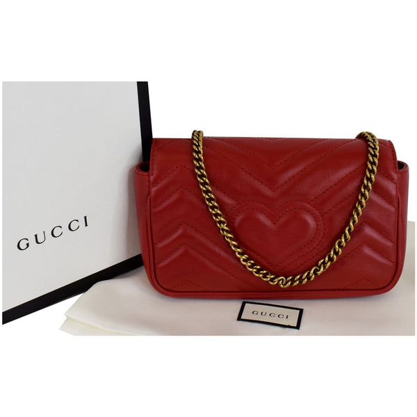 Gucci GG Marmont Matelasse Mini Bag chain