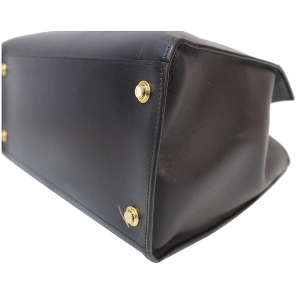 Brass studs Lv City Steamer GM Noir Black Leather Bag