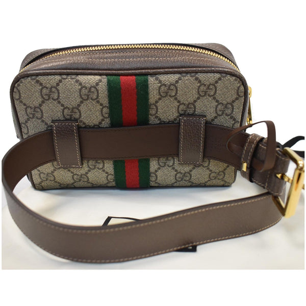 GUCCI Ophidia Small GG Supreme Canvas Web Belt Bag Brown 517076