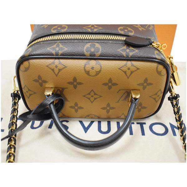 LOUIS VUITTON Vanity PM Monogram Reverse Canvas Crossbody Bag Brown
