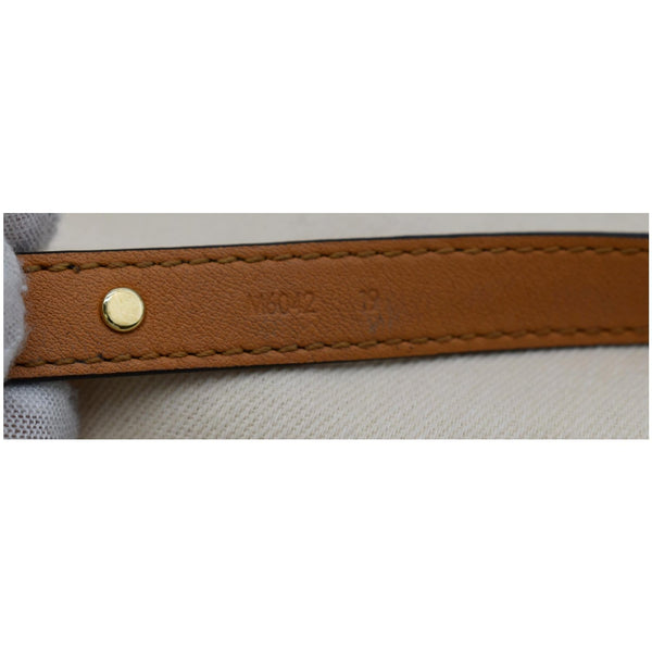 LOUIS VUITTON Essential V Monogram Canvas Bracelet Brown Size 19