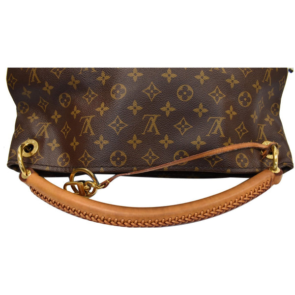LOUIS VUITTON Artsy MM Monogram Canvas Shoulder Bag Brown