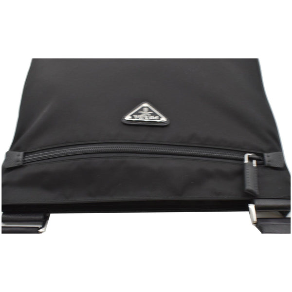 PRADA Re-Nylon Saffiano leather Crossbody Bag Black
