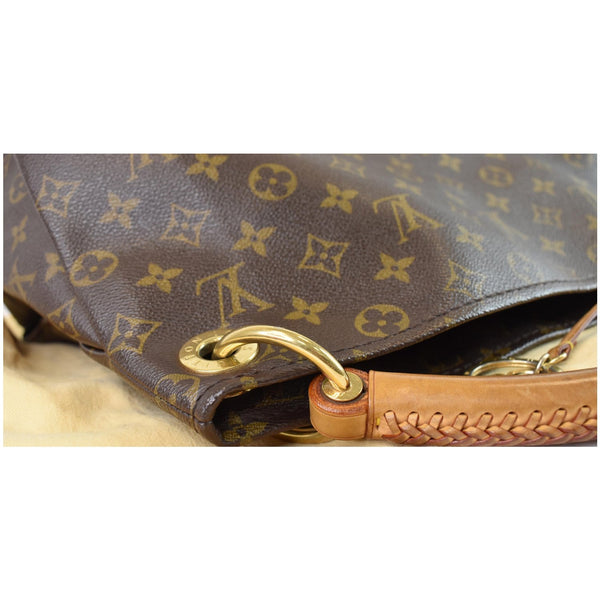 Louis Vuitton Artsy MM Monogram Canvas Shoulder Bag - top corner