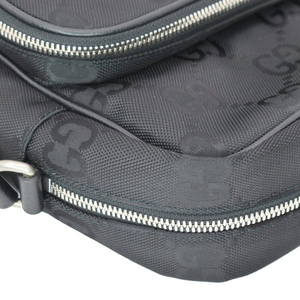 Gucci Off The Grid GG Monogram Nylon Shoulder Bag Black