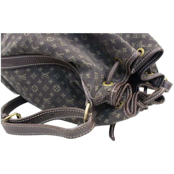 closed top lv Large Noe Monogram Mini Lin Shoulder Bag