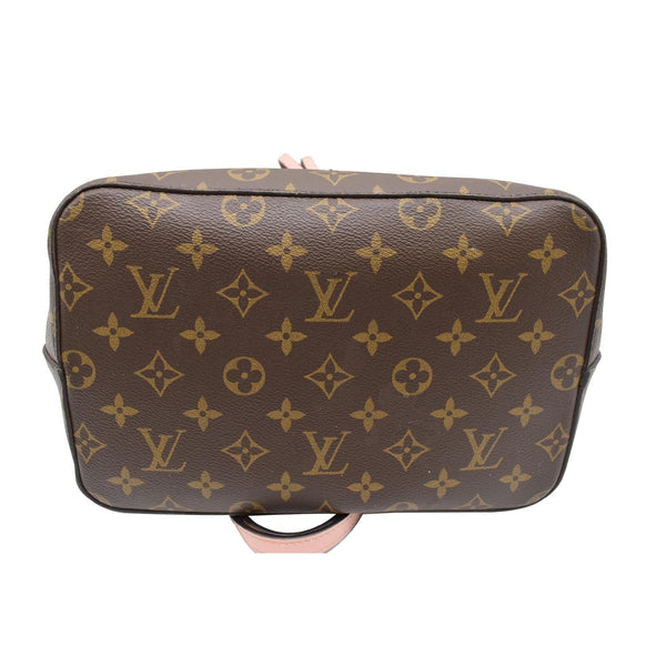 LOUIS VUITTON Neonoe MM Monogram Canvas Shoulder Bag Pink