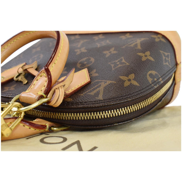 Louis Vuitton Alma BB Monogram Canvas Shoulder Bag - left side focused