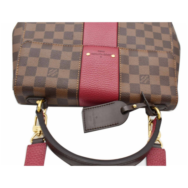 LOUIS VUITTON Bond Street MM Damier Canvas Crossbody Bag Bordeaux