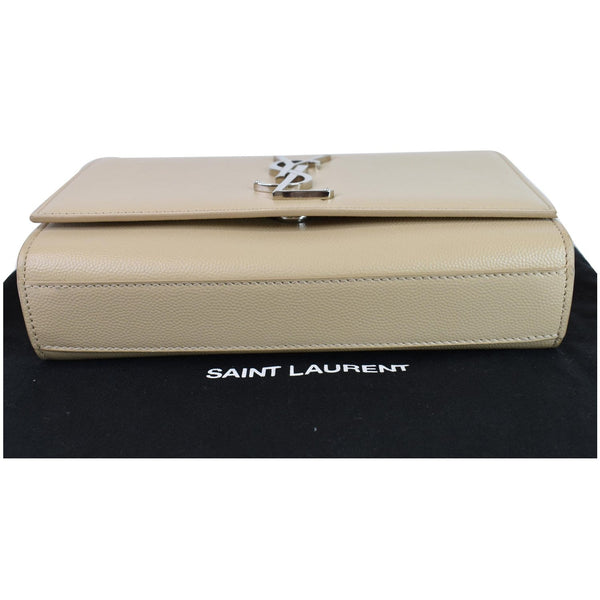 YVES SAINT LAURENT Kate Medium Leather Crossbody Bag Beige
