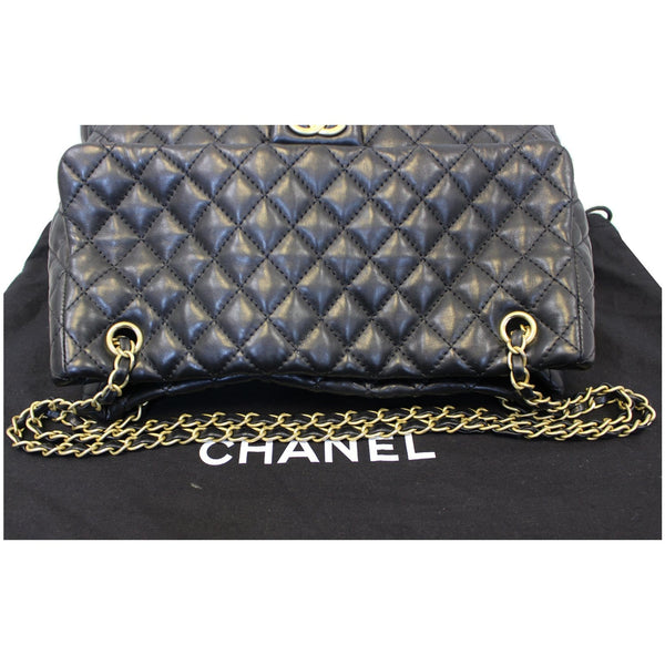 CHANEL Large Shopping Flap Shoulder Bag Black-US