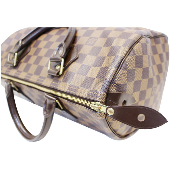 LOUIS VUITTON Speedy 30 Damier Ebene Satchel Handbag-US