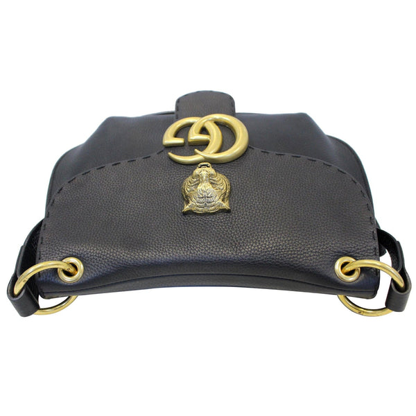 GUCCI GG Marmont Calfskin Leather Shoulder Bag 409154 Black-US
