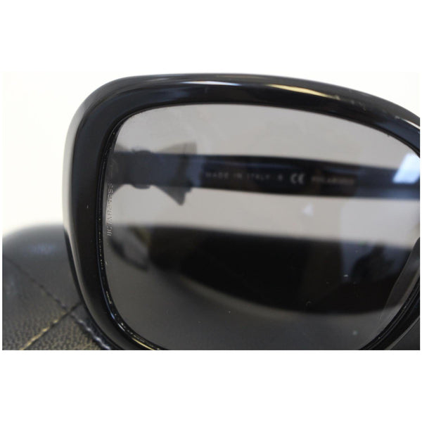 CHANEL Black Sunglasses with White Bow 5171-US