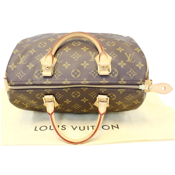 LOUIS VUITTON Speedy 30 Monogram Canvas Satchel Bag-US