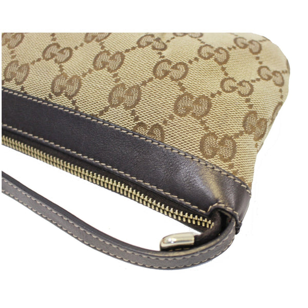 GUCCI Interlocking G Pochette GG Canvas Shoulder Bag Beige-US
