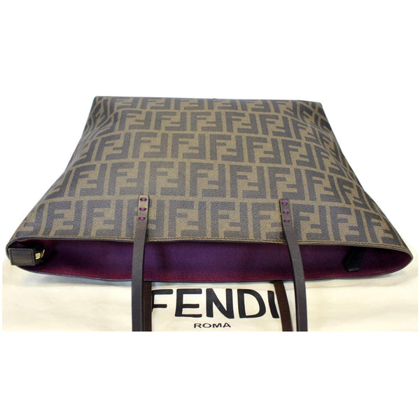 Fendi Zucca Print Canvas Small Roll tote bag - strap
