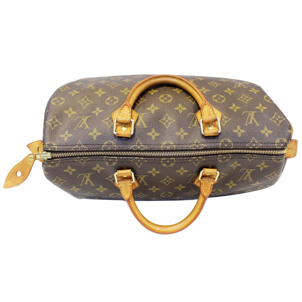 LOUIS VUITTON Speedy 35 Monogram Canvas Satchel Bag-US