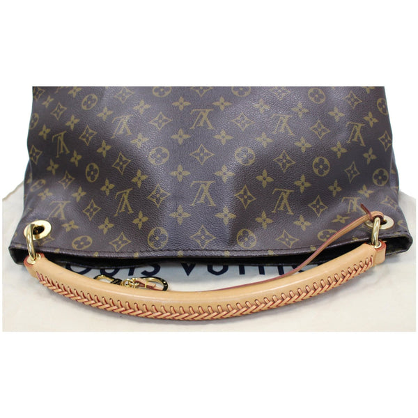 LOUIS VUITTON Artsy MM Monogram Canvas Shoulder Bag Brown
