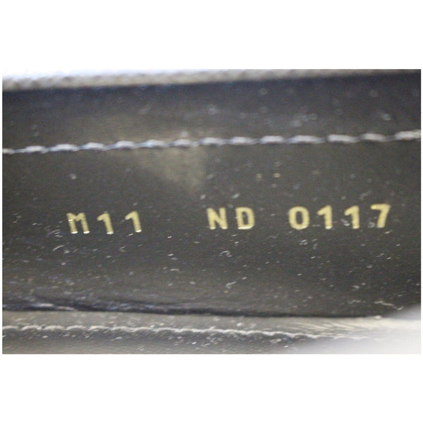 LOUIS VUITTON Taiga Hockenheim Moccasin Loafers Ardoise US 12-US