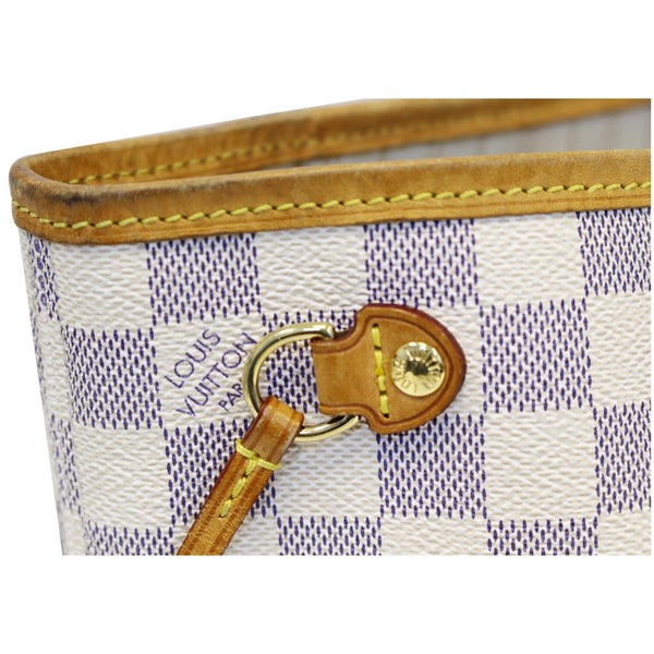 LOUIS VUITTON Neverfull PM Damier Azur Tote Bag