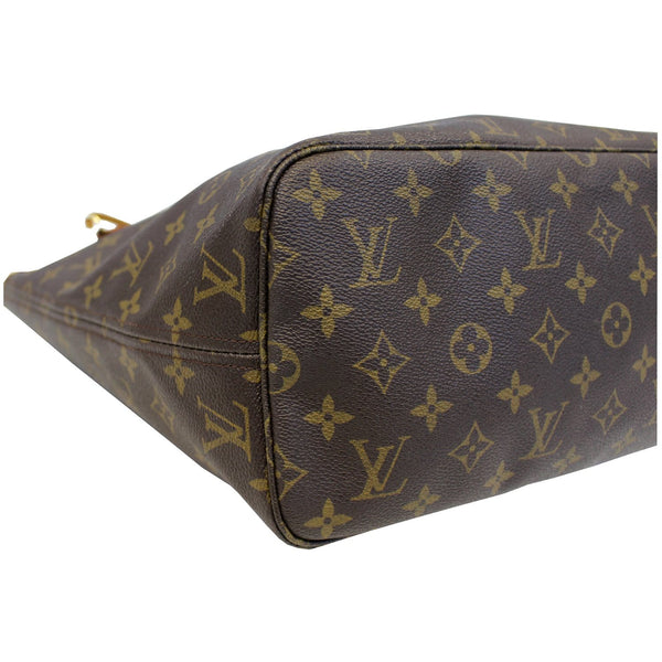 LOUIS VUITTON Neverfull MM Monogram Canvas Brown Tote Bag