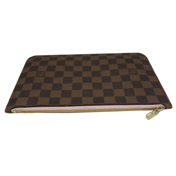 LOUIS VUITTON Pochette Wristlet Pouch Damier Ebene Neverfull MM/GM Brown