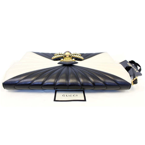 Gucci Clutch Bag Queen Margaret Matelasse Leather - bottom view