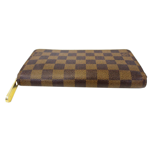 LOUIS VUITTON Damier Ebene Zippy Wallet Brown-US