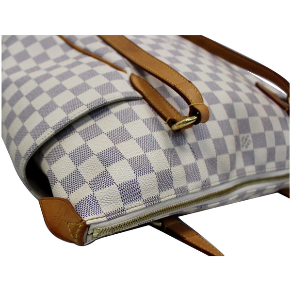 Louis Vuitton Totally GM Damier Azur Shoulder Bag corner view