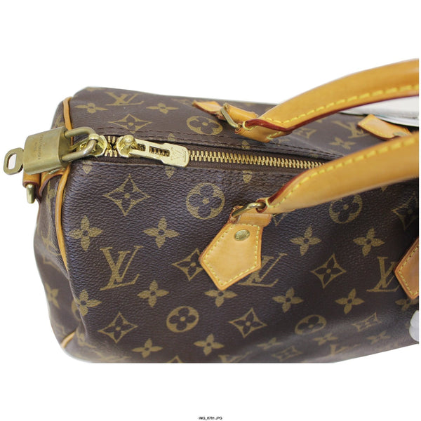 LOUIS VUITTON Speedy 30 Bandouliere Monogram Canvas Shoulder Bag-US