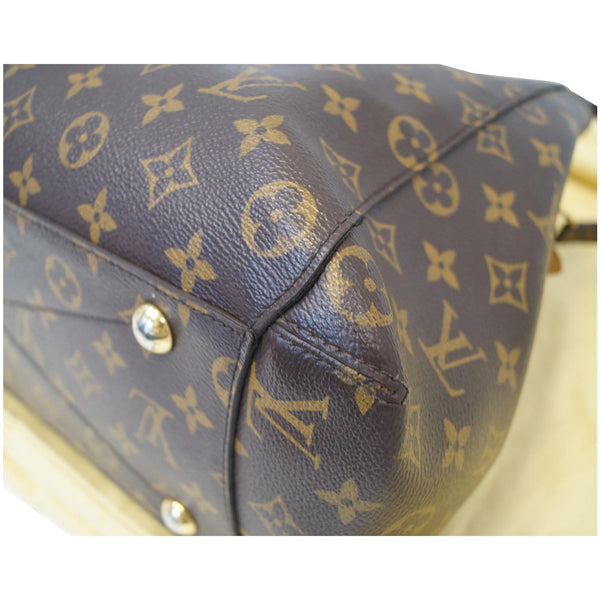 LOUIS VUITTON Montaigne GM Monogram Canvas Shoulder Bag Brown