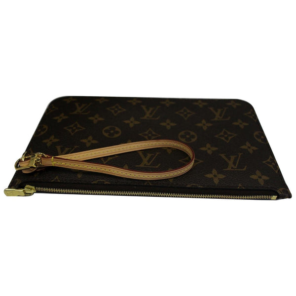 Louis Vuitton Pochette Wristlet Neverfull MM Pouch - leather
