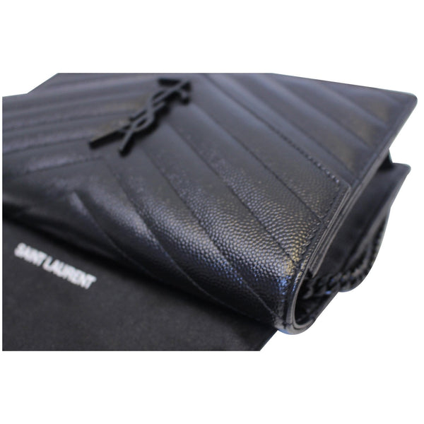 Yves Saint Laurent Wallet Chain Matelasse Chevron - side view
