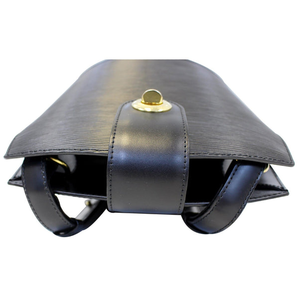 LOUIS VUITTON Cluny Epi Leather Shoulder Bag Black-US