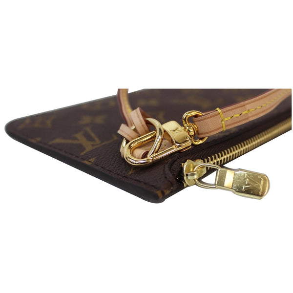 strap buckle LV Wristlet Neverfull PM Monogram Pouch