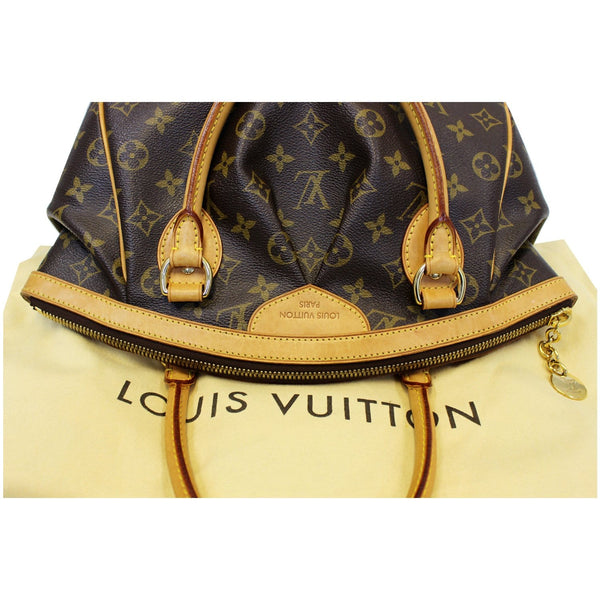 LOUIS VUITTON Tivoli PM Monogram Canvas Shoulder Bag Brown