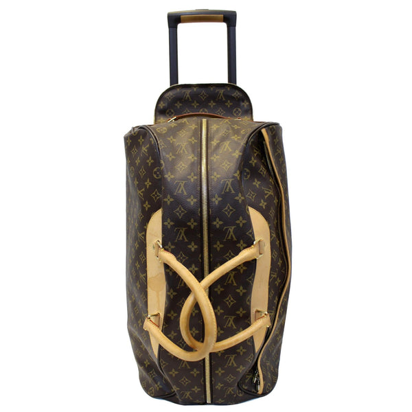 LOUIS VUITTON Eole 50 Monogram Canvas Rolling Luggage Bag Brown