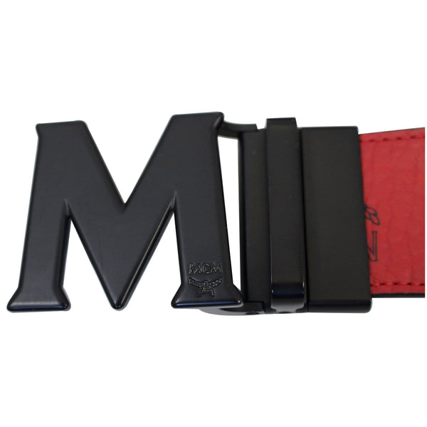 MCM Claus M Reversible Belt Red Size 42