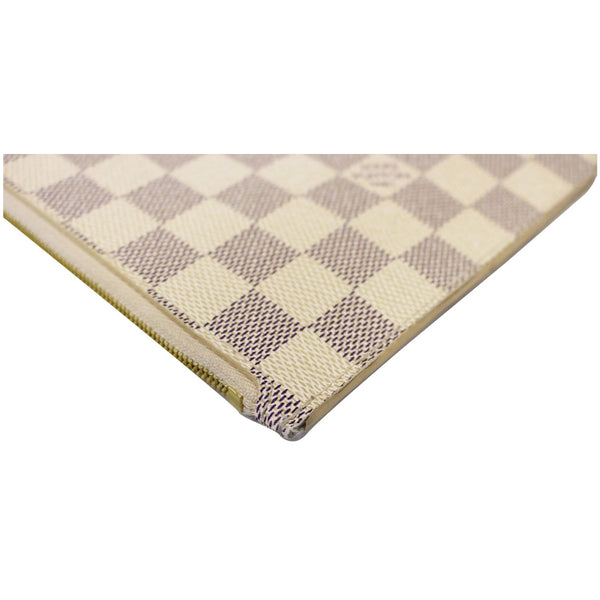 LOUIS VUITTON Pochette Wristlet Pouch Neverfull MM Damier Azur-US