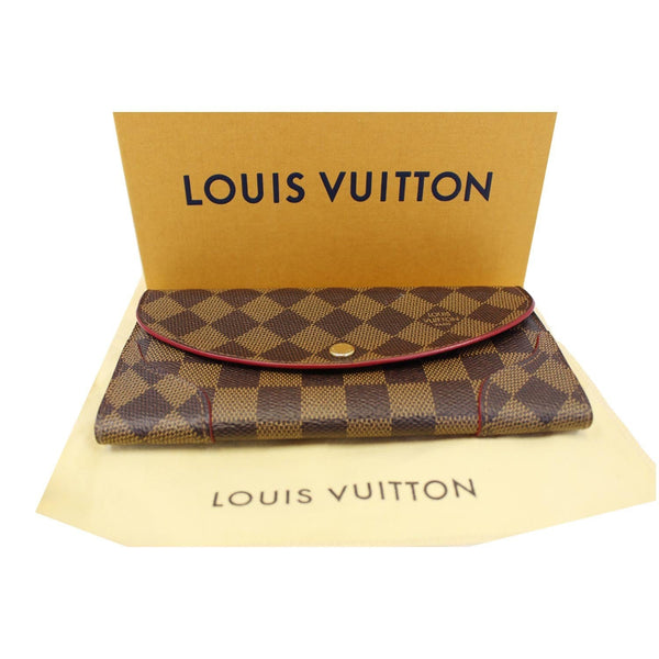 Louis Vuitton Caissa Damier Ebene Wallet Brown - 100% authentic