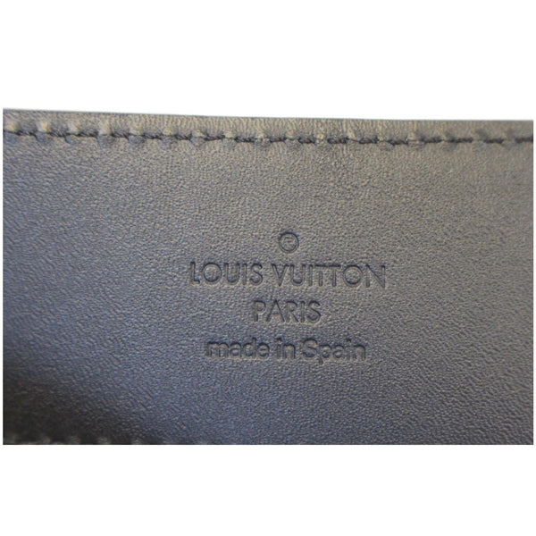 Louis Vuitton Damier Belt Graphite - Lv logo