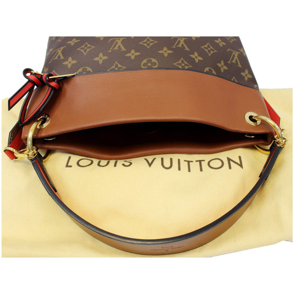 LOUIS VUITTON Tuileries Besace Monogram Canvas Shoulder Bag Caramel-US