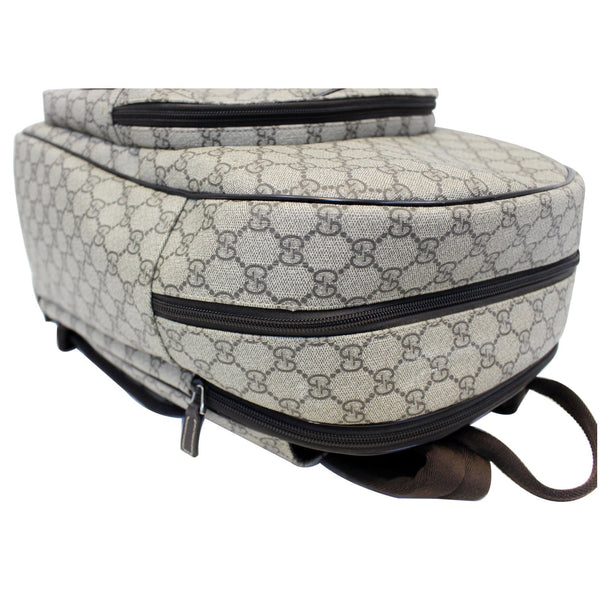 Gucci Backpack Bag GG Supreme Canvas Trolley Beige for women