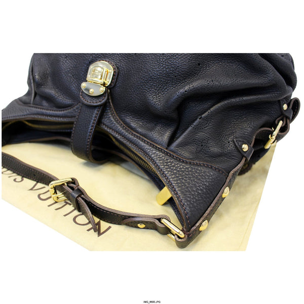 LOUIS VUITTON Mahina XS Monogram Black Leather Shoulder Bag-US