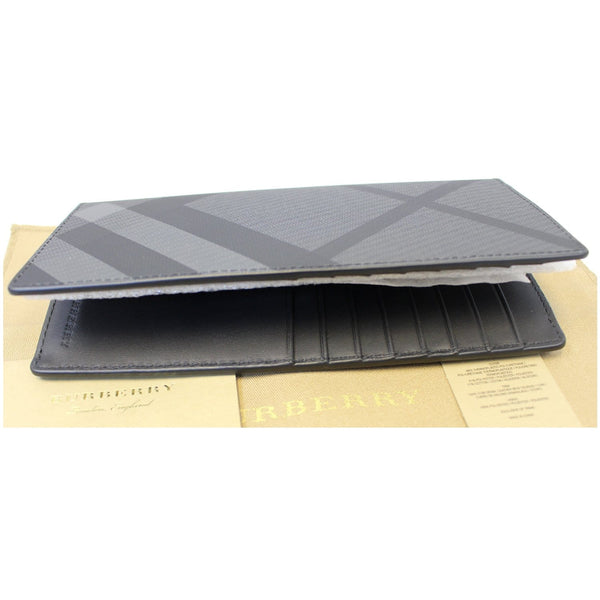 Burberry Continental Wallet Leather Wallet - Little Open View