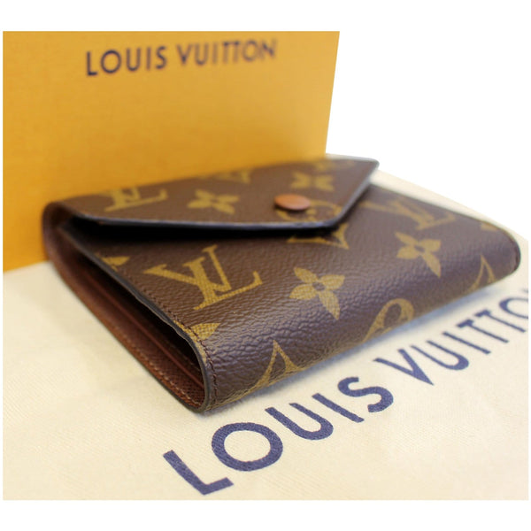 LOUIS VUITTON Victorine Monogram Canvas Wallet Brown