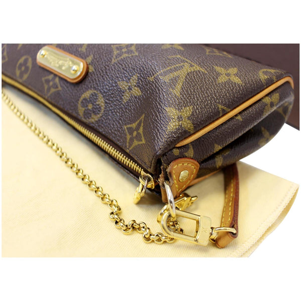 LOUIS VUITTON Pochette Eva Monogram Canvas Clutch Crossbody Bag-US