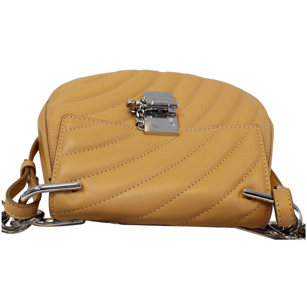 CHLOE Mini Drew Bijou Calfskin Shoulder Bag Peach