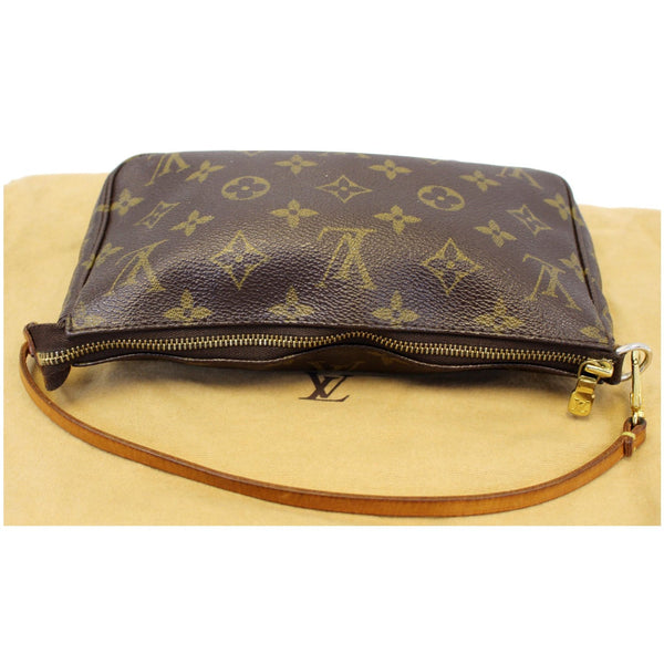 LOUIS VUITTON Pochette Accessoires Monogram Canvas Pouch Bag Brown